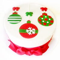 Christmas Ornaments Cake -1Kg